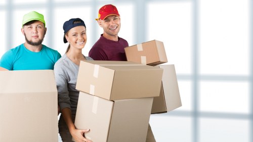 Packing and loading household items during a Tufnell Park home move