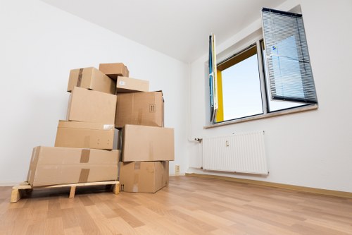 Customer submitting a moving service complaint form