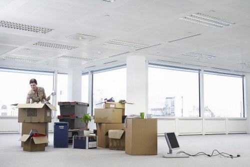 Professional movers handling a student flat move in Tufnell Park