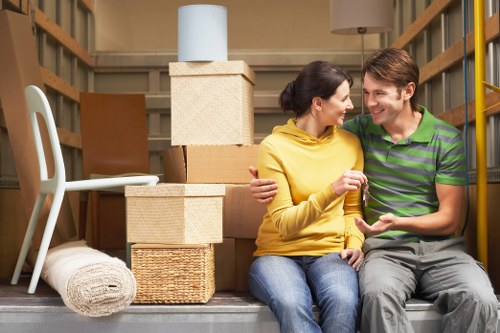 Packing supplies ready for a residential or commercial move
